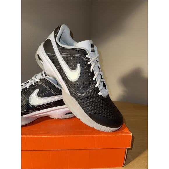 Size 15 Nike Courtballistec 4.1 Black/white/Pure Platinum Lightly Used OG BOX main image 4